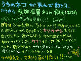 [2009-01-04 23:10:59] 今日は来なかったから餌付けできなかった・・・