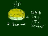 [2009-03-20 06:23:58] ちょっと小ぶりなバンズを焼いたので、ハンバーガーを作るのだ。材料も揃えた。うはは。娘が帰ってくるかなぁ〜？