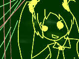 [2009-07-17 20:45:59] 妹が描いてくれた初音ミク　　変だね（殴