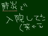 [2009-08-27 19:47:15] 肺炎、入院、死亡、（最後のうそｗ