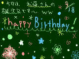 [2010-03-18 20:46:18] happy birthday！