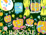 [2008-10-17 15:15:15] 黒板でhappy hallowinnie!!楽しい一日を。。。