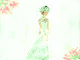 [2009-03-14 21:27:34] ウエディングドレス・・・は、白い。