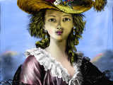 ヴィジェ＝ルブラン 1782年 麦藁帽子を被った自画像
