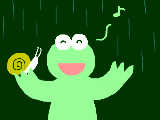 [2009-06-20 17:44:09] カエルも梅雨を楽しんでいます
