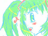 [2009-06-24 18:54:02] 初めて書いた初音さん。