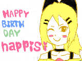 [2009-07-07 16:16:49] nappisiさんへ~ＨＡＰＰＹＢＩＲＨＤＡＹ!!!!!七夕生まれなんて、ロマンだぁ!!!