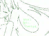 [2009-07-30 13:16:55] ―サヨナラ―　　緑字は別として、「白紙にペンで描いた」っぽく描きたかった。ポイント使わないと痛い…イマイチ…；