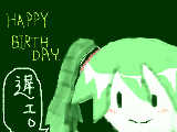 [2009-09-01 20:32:34] 初音さん、（昨日）お誕生日おめでとうございます。。