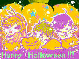 [2009-10-29 22:02:31] 信号カラー３人組でHappy Haiioween!!!