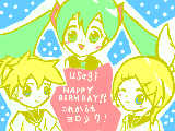 usagi!Ｈappybirhday!!遅れてごめん！！これからもヨロシク！！