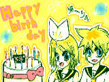 [2010-01-19 18:38:38] ゆーりはぴば!!　不格好なケーキをおくりまｓ＾ｐ＾　こんな下手絵を誕生日に見せちゃってごめんしゃい＞＜