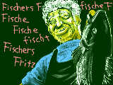 Fischers Fritz fischt frische Fische. Frische Fische fischt Fischers Fritz.