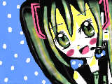 [2010-05-23 12:07:53] 初音ミクちゃん描いちゃいたかったので描きました♪下手ですが・・・。