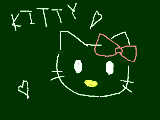 一応KITTYちゃん描いたんですけど…ヘタですねすいませんorz