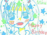 Happy Birthday☆　ミクⓒ