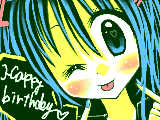 [2010-08-31 21:54:45] ミクへ→HAPPY BIRTHDAY!!