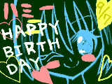 [2010-09-04 16:14:15] 「HAPPY　BIRTH DAY　ハミー！！！」おめでとー！！！こんな簡単な絵でごめんね＞＜しかもすんごく早くなっちゃってごめん＞＜