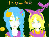 [2010-10-19 18:54:39] MIKU＆RIN?ハロウィン