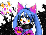 [2010-10-20 23:44:29] ハッピーハロウィン！　一応ミク…orz