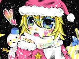 [2010-12-17 16:09:38] クリスマス繋ぎ絵!!!　　　　　こんなヘボ絵で大丈夫か。