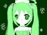 [2010-12-23 12:28:09] 初描き。グリーンサンタミク