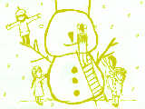 [2012-02-02 15:18:17] 雪だるまと子供たち