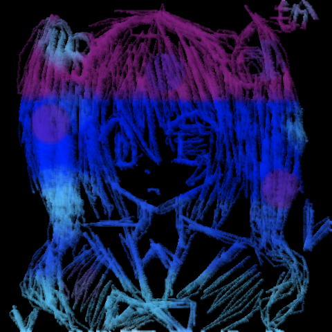 青色ちゃん。