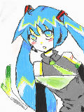 [2009-04-01 18:08:18] 初音さん　もっとネギ書きたかった(－－。ｗ