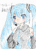 [2009-07-22 13:28:47] 初音みく・・・です。色違うとこあるかもです・・・。