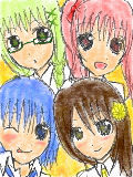 [2009-07-24 20:05:56] 女の子を４人描くのは珍しい!!