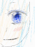 [2009-08-24 21:37:26] [やさしい目」をだちにかけといわれて書きました；やさしくないですねー；；