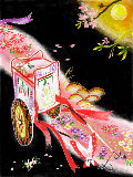 [2009-11-08 16:44:49] 牛車に蝶　朧に桜