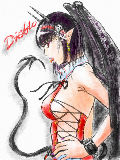 [2009-11-28 01:58:49] Diablo嬢を勝手に描いてみた……ってか、仲間に入れて欲しかった…………。