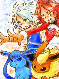 [2010-03-13 02:31:27] こっち〜さんリクエスト・バーン＆ガゼルとポケモン　ごちゃごちゃしてしまった…orz　有難うございました＾＾