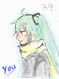 [2010-04-05 23:25:32] 初音さんを描いてみた