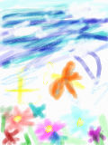 [2010-05-24 19:50:11] 花と空と蝶と。