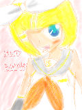 [2010-12-27 13:09:46] 鏡音リン　　Happy Birthday！　　　　英語？あってるかな(´・ω・`)