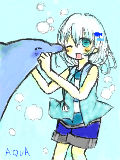 [2011-01-08 22:37:25] 籠目宅＊AQUAちゃん　描かせていただきました！