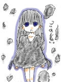 [2011-01-19 19:59:40] 飴模様を聞いてたらこんな絵ができました（笑）