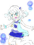 籠目様宅　ＡＱＵＡちゃんを描かせていただきました