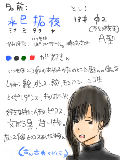 （字汚くてすみませんです。あと漢字分かりませんでしたｗ＞(ㅎωㅎ*)参加させていただきました♪