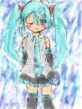 [2011-08-12 22:41:40] 初描きで初音ミク