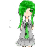 [2011-11-26 01:55:17] 雑描き　なんとなくGUMIちゃんにミクちゃん服着せてみた