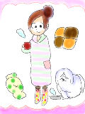 [2011-11-26 14:30:06] 部屋着キャラ。名前はほか子です☆