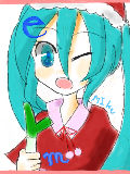 ボカロXmas繋ぎ絵２　ミク