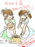 [2012-05-22 17:07:42] Happy Birthday!! Ami＆Mami♡