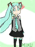 初音のミクちゃん。