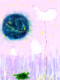[2012-09-30 02:54:29] ちよと串団子と月とすすきのフラフープ