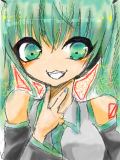 [2013-07-18 21:43:30] 初音さんらくがき